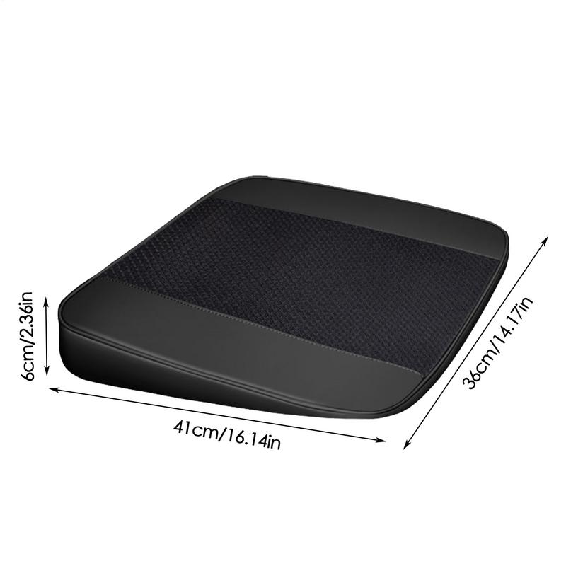 Car Main Driver Seat Booster Seat Cushion 6cm Height Memory Foam Mat Breathable Portable Fatigue Relief Car Seat Pad Seat