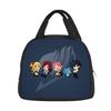 FAIRY TAIL Lunch Bag Cartoon Anime Printed Student Boys and Girls New Style Lightweight, Small, Large Capacity, Versatile
