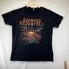 Avenge Sevenfold T Shirt Mens Large Black All Cotton Spaceship Graphic