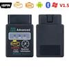 Mini Scanner OBD2 ELM327 V1.5 Bluetooth Ferramenta de Diagnóstico Automotivo Leitor de Código Para Android Windows IOS Detector de Falhas Automotivas