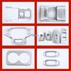 Car Styling Gear Window Control Panel Air Vent Outlet Trim Cover For Chery Jetour T2/Traveler  + ABS Chrome Silver Interior
