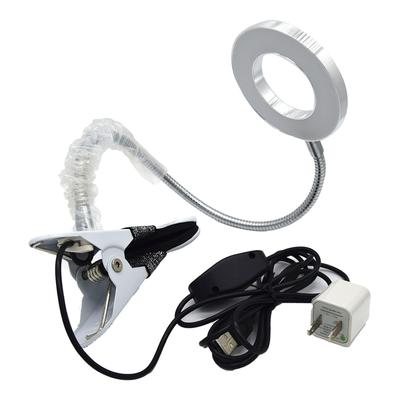 LED Lampe USB Faltbar 2 Farblicht Flexibel Augenschutz Tragbare Clip Lampe für Schönheitssalon