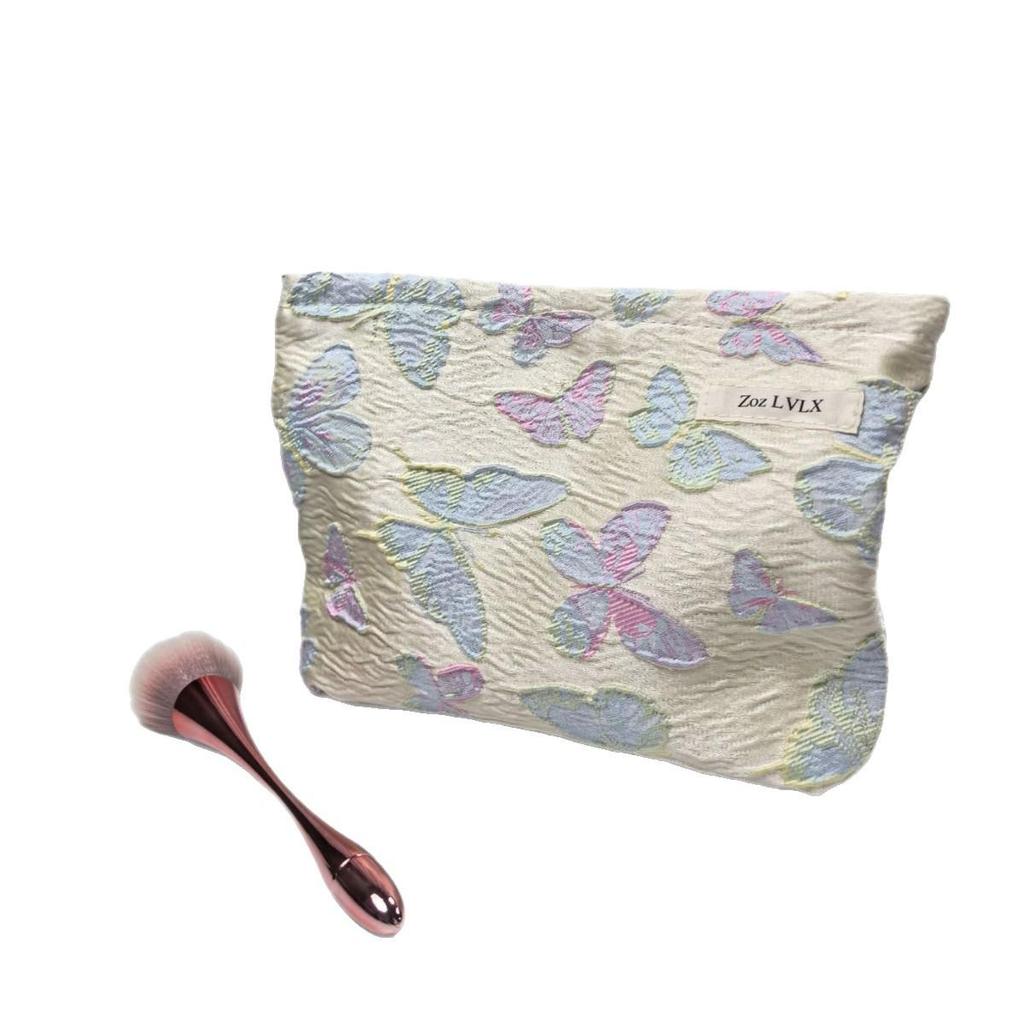 Colorful Butterfly Makeup Bag - High-End Portable Skincare & Cosmetic Organizer