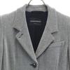 Emporio Armani Made In Italy Tailored Jacket 42 Gray Women Used