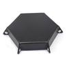 Hexagonal Velvet Dice Tray: Portable, Foldable PU Storage for Tabletop Games