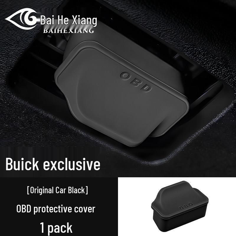

Silicone Dustproof & Waterproof Cover for Chery OBD: Fits Kaiyue, Weilang E5, Angkeqi, Yinglang Century Original Black Protective Cover