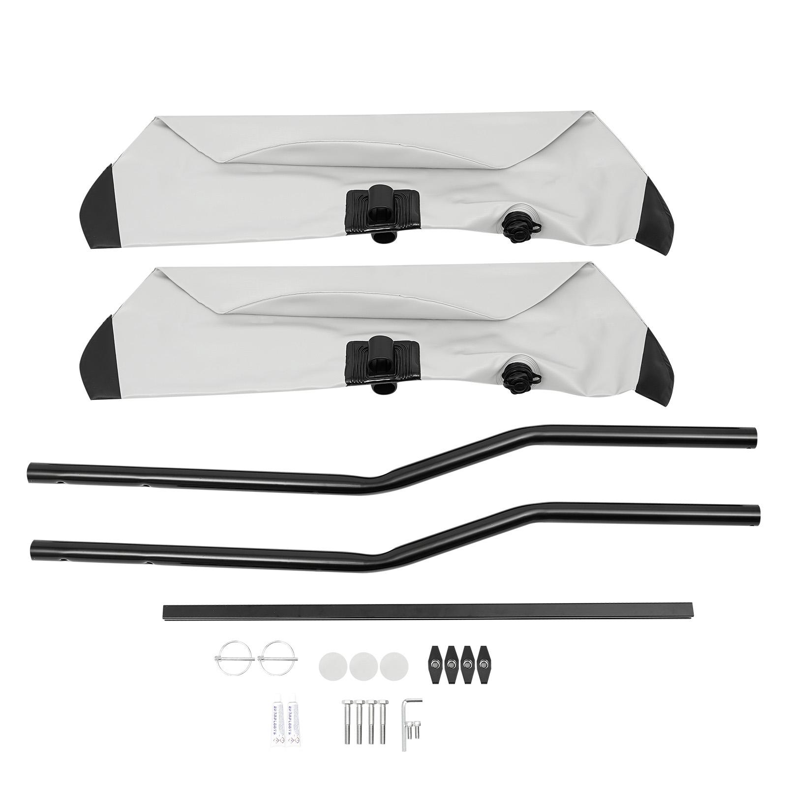 

2x PVC Inflatable Outrigger Kayak Canoe Fishing Boat Float Tube Stabilizer Kit Adjustable Arm Length for Kayaks, Canoes, Boats United States