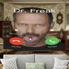 DrFunny Meme Freak Tapestry  House MD Call Screen Design Wall Hanging for Bedroom Living Room Dorm Decor