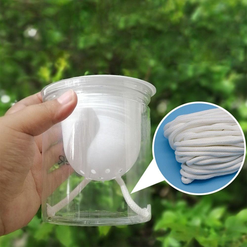 Drip Irrigation Hydroponic Self Wick 4/5/6/8mm Watering Wick Cord Absorbent Cotton Rope  for Plants