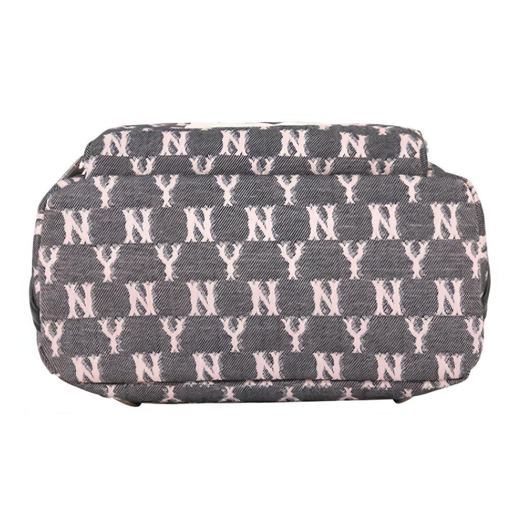 New MLB Monogram Collection Polyester Backpack Mini Unisex Dirty Pink 32BG22011-50L