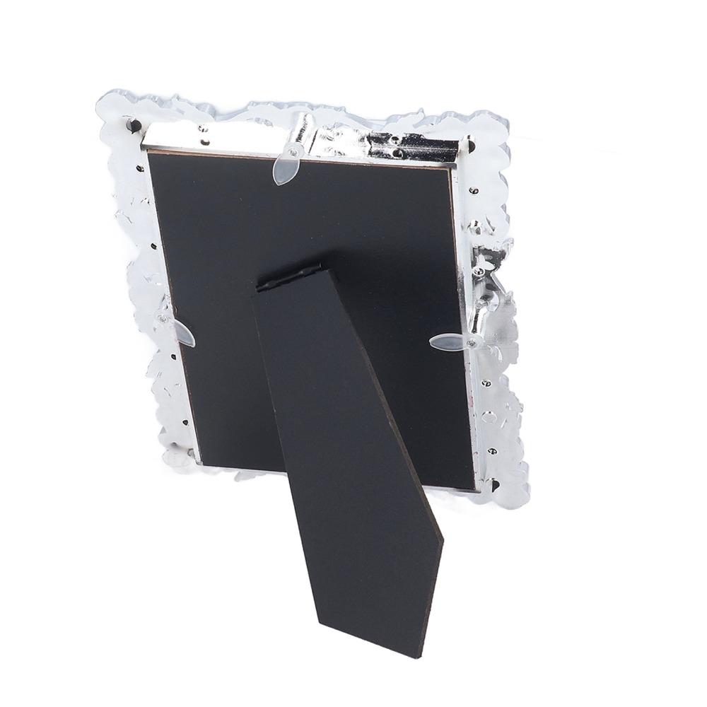 6in Decorative Photo Frame Plastic Photo Display Frame Tabletop Design Picture Frame  For Study
