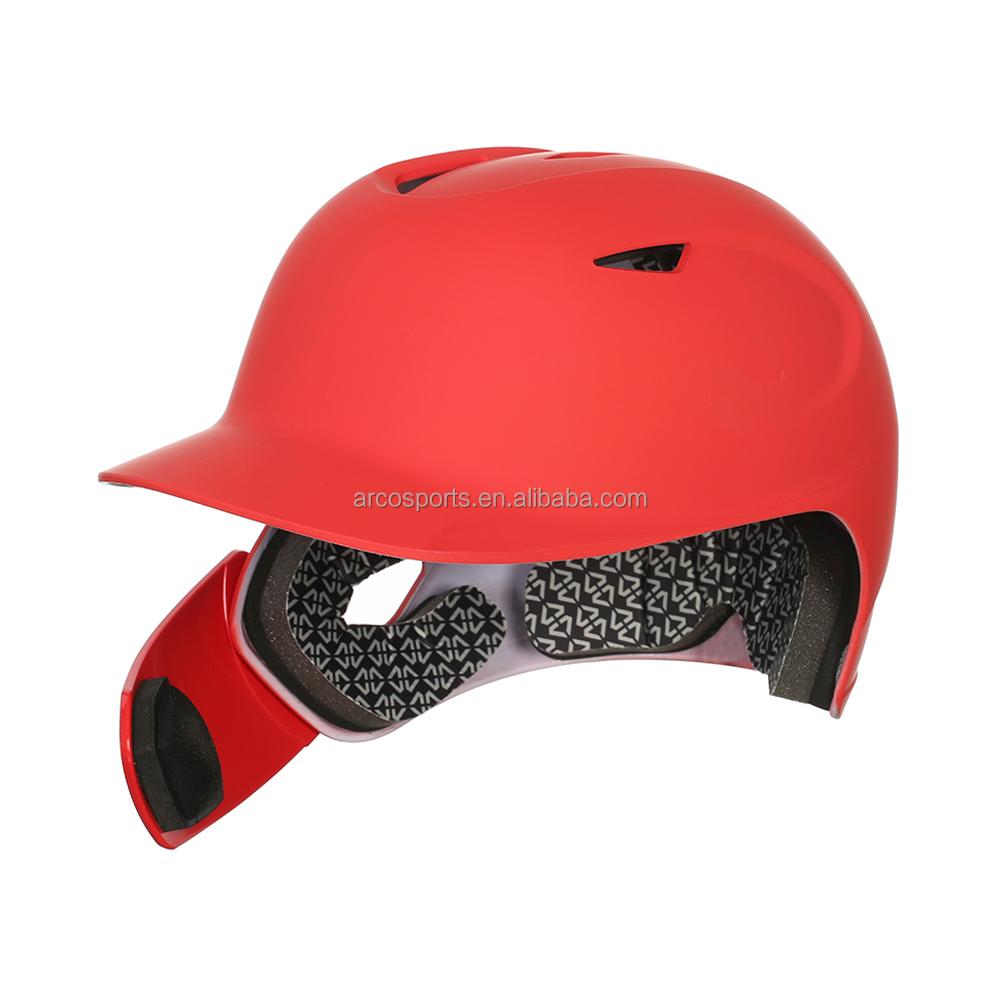Hohe Qualität Guter Preis Baseballhelm Custom Standard Sicherheitsschutz Mit Kinnschutz Schlaghelm