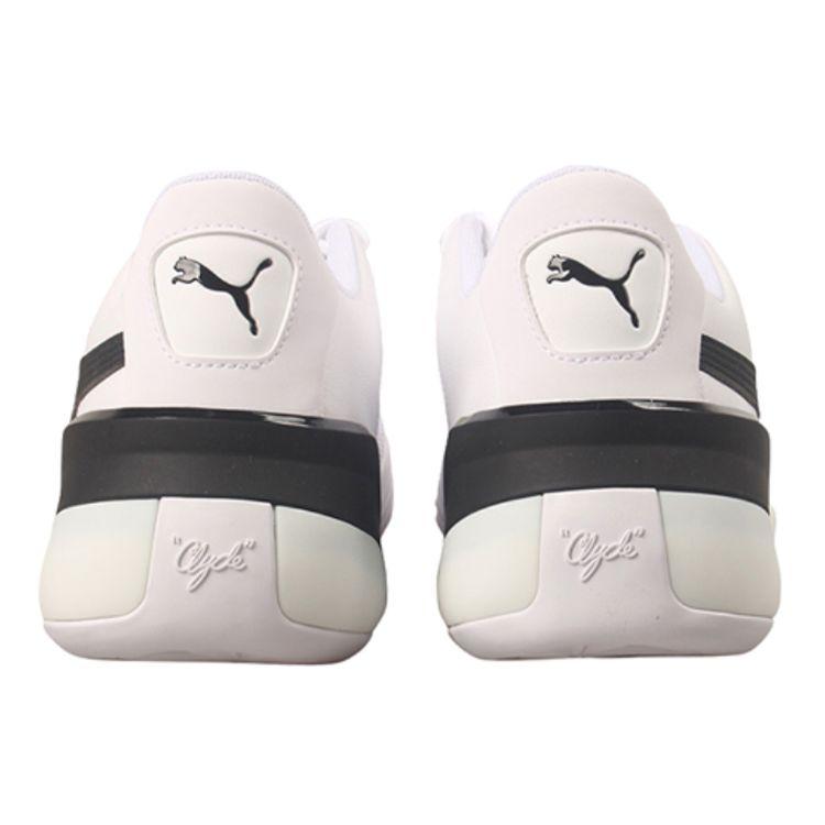 Puma Clyde Hardwood Team White Black Unisex Sneakers 194454-01