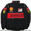Men Women Motorcycle Riding Jacket Vintage Embroidered Biker Windbreaker Casual Outerwear