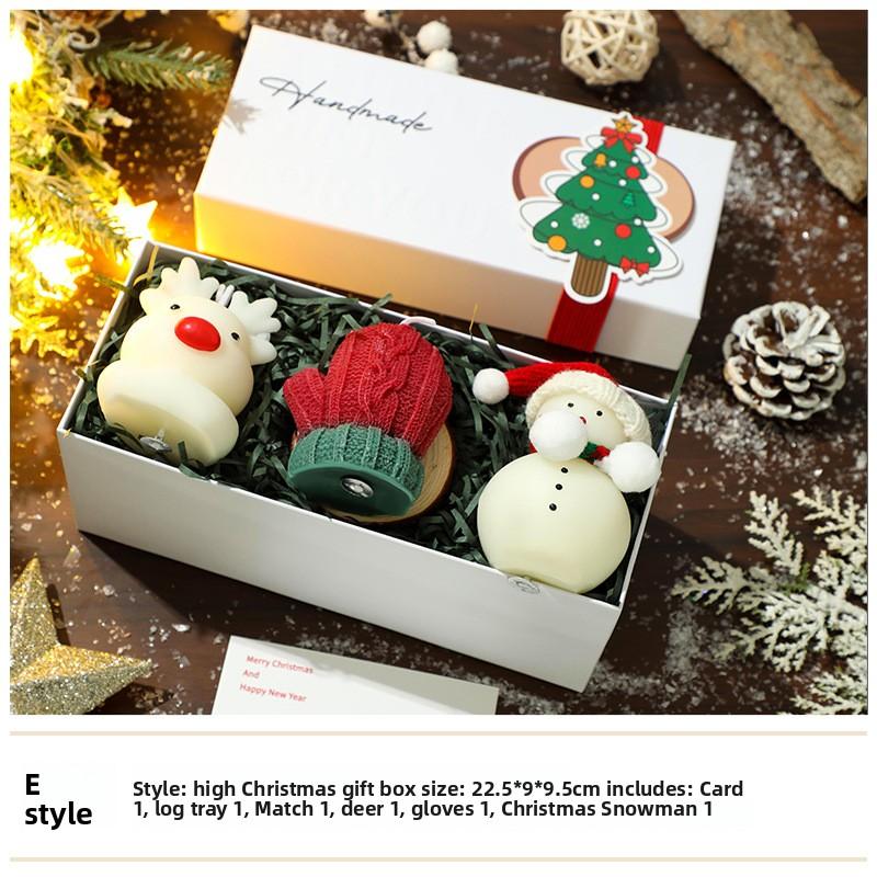 Christmas Scented Candle Gift Box Set, Atmosphere, Home Handcrafted Scented Ornaments, Christmas Gifts