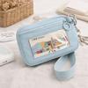 Portable Zip Closure KeyChain Wallet Lightweight Multi-Function Card Case Coin Purse For Women