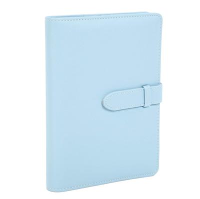 Monobox System Notebook A5 Size 6 Holes Movable Pen Folder Refill Set of 10 A5monobasic4 Pastel Blue