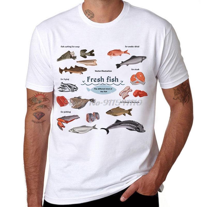 

Так много рыбы пресноводной принт футболка мужская мужская брендовая одежда повседневная футболка с принтом мужская хлопковые футболки харадзюку уличная одежда 4XL