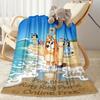 Halloween Night Adventure Blanket Soft & Cozy Great for Chair Bedding Picnics Four Seasons Multipurpose Playful Design
