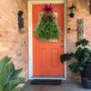 40cm Christmas tree door ornaments Christmas Wreath Door Hanging Decoration for Wall Front Door Window