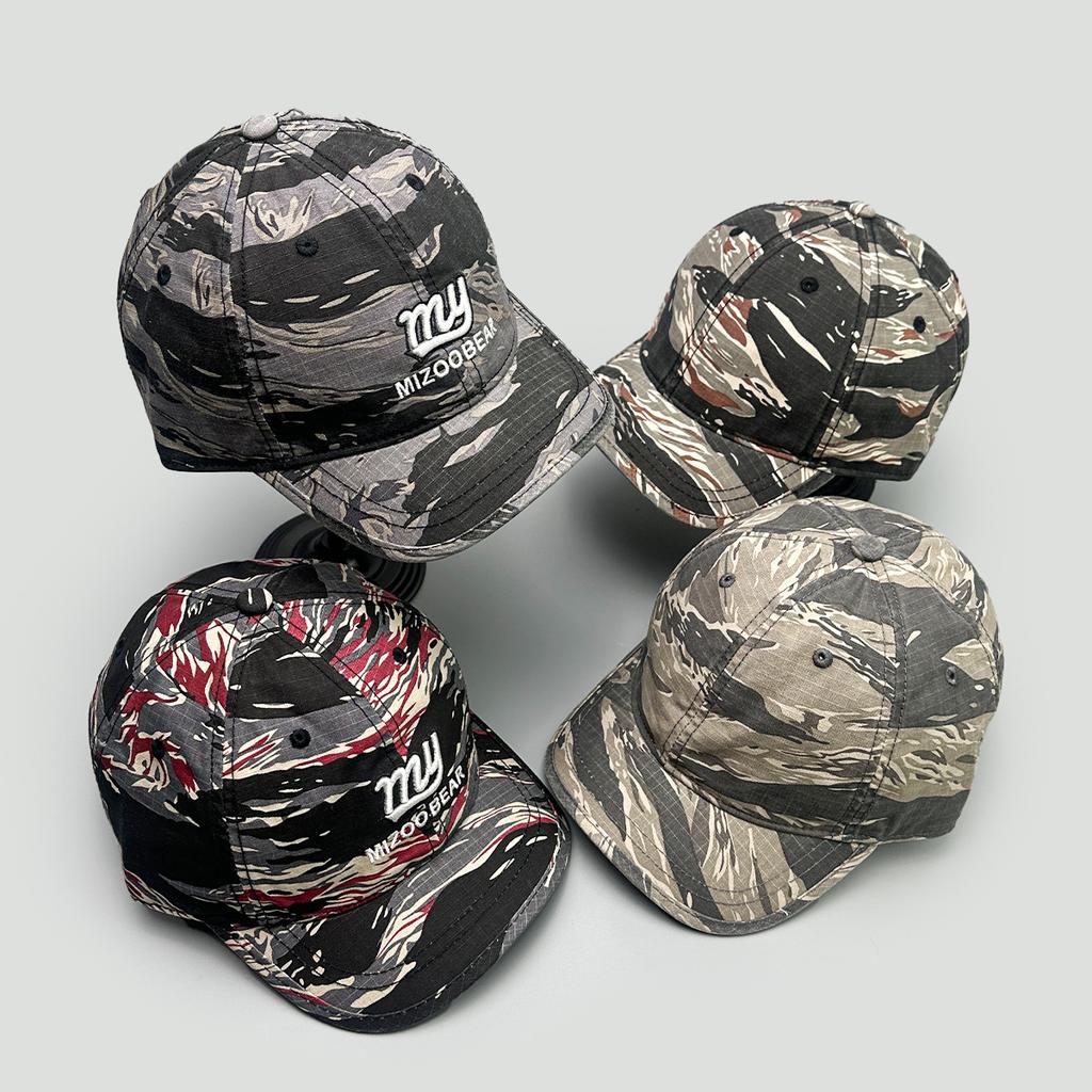 Spring And Summer American Hip Hop Light Board Embroidery My Letters Baseball Cap Men'S And Women'S Sunshade Camouflage Short Brim Cap