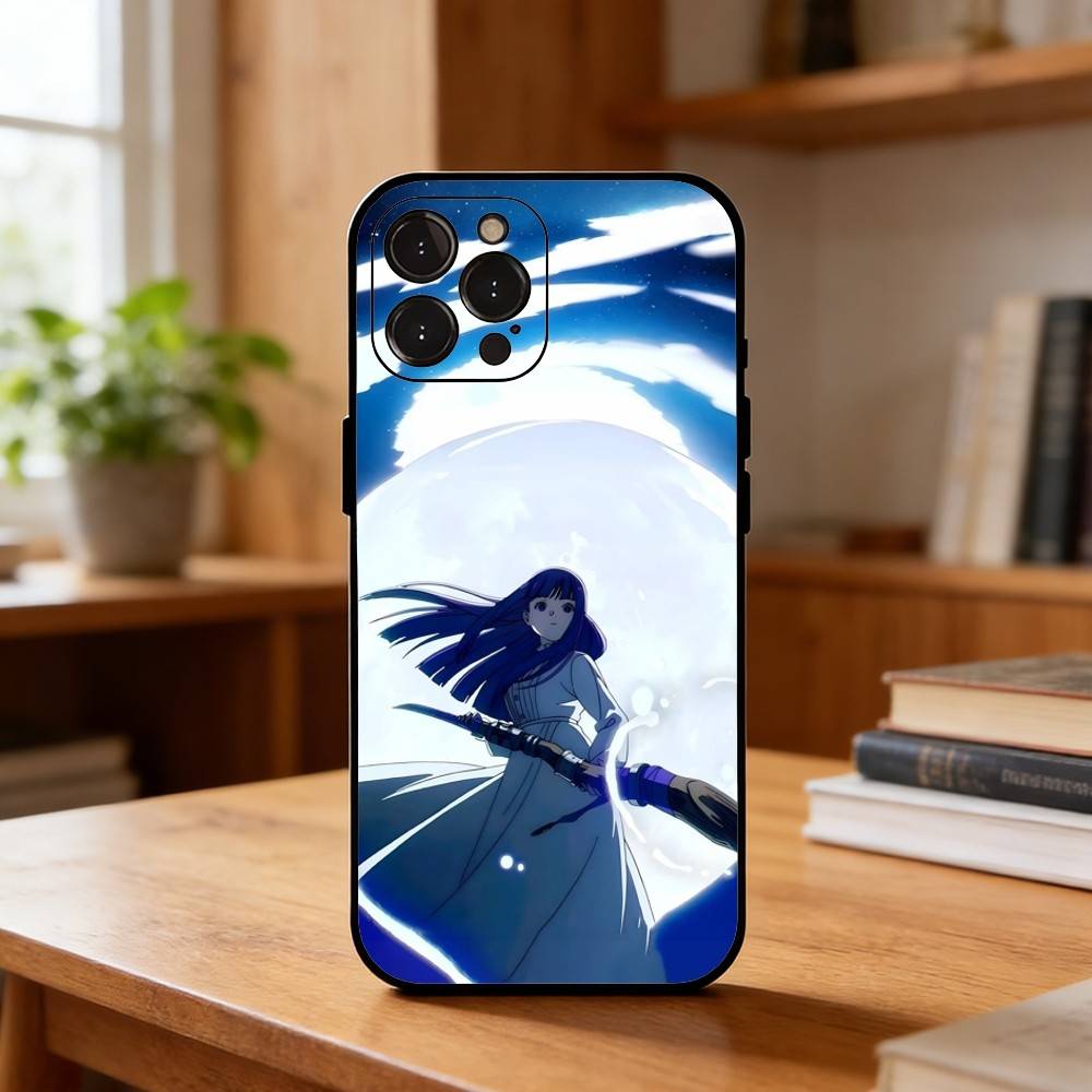 Sousou No F-Frieren Phone Case For iPhone17,16,15,14,13,12,Plus,Pro Max, 5G Others Soft Black Cover