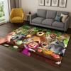 3D M-Masha and Bear Cartoon Carpet Rug for Bedroom Living Room Sofa Doormat Home Decor,Kid Game Area Rug Non-slip Christmas Gift