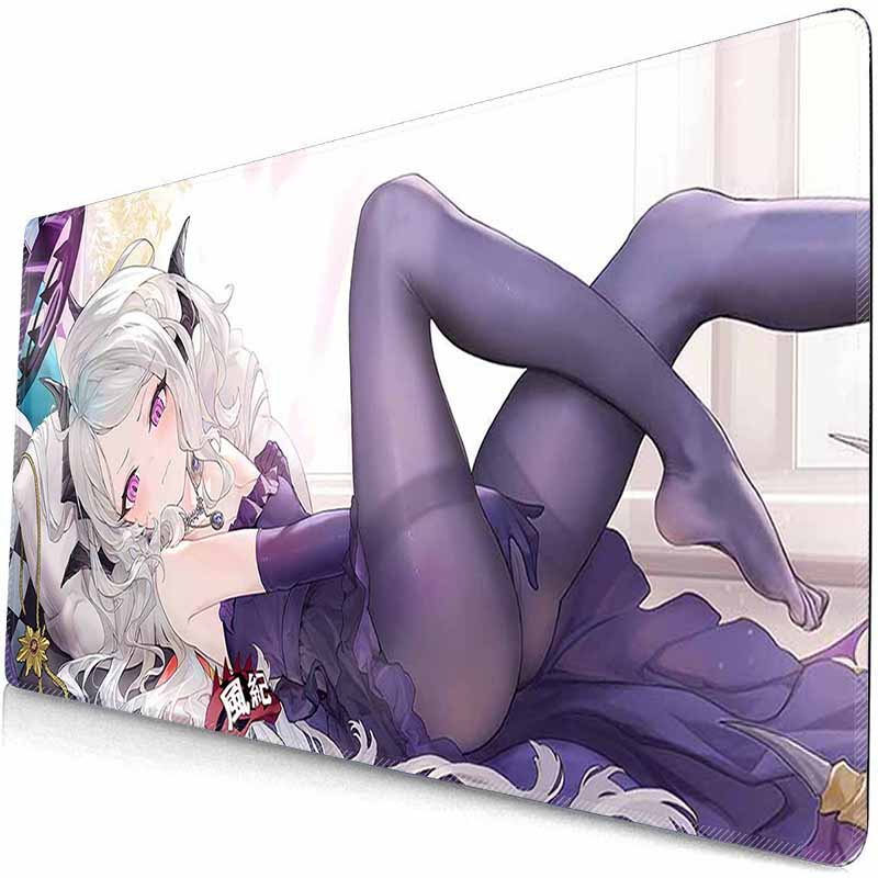 Non-Slip PC B_Blue A_Archive Cool Girl Mouse Pad Colors Mat Hina ACG Gaming Anime Esports Mouse Pad Keyboard Desktop Mat