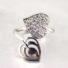 White 'Goddess' Silver Ring