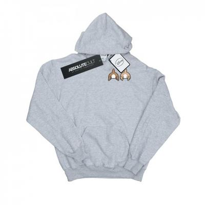 Girls Chip N Dale Backside Breast Print Hoodie