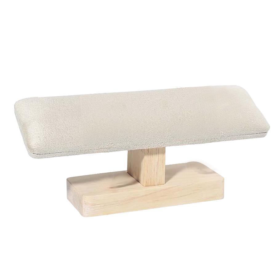 1pc, Solid Wood Single Layer Metal Cover Bracelet Holder