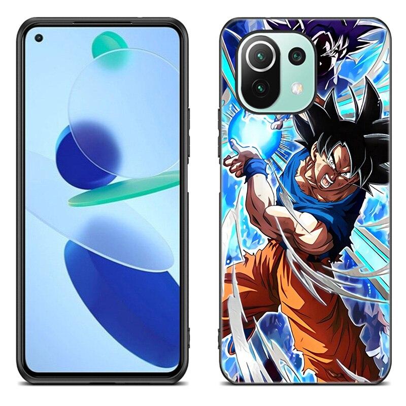 Anime Son Goku Ultra Instinct Phone Case For Xiaomi Mi POCO X3 NFC F3 GT M3 11i 11 Ultra 10T Pro A2 11 Lite Redmi K40 K20 7 7A