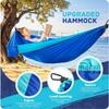 Camping Hammock Lightweight, Portable Hammocks Parachute Hammock with Two Tree Straps, Single or Double Travel Swing Nylon Camp Hammocks