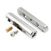 Musiclily Ultra Brass Guitar Single Hardtail Bridge with 6 Independent 10mm for Electric Chrome Bridge, Saddles, Wide, Guitars,