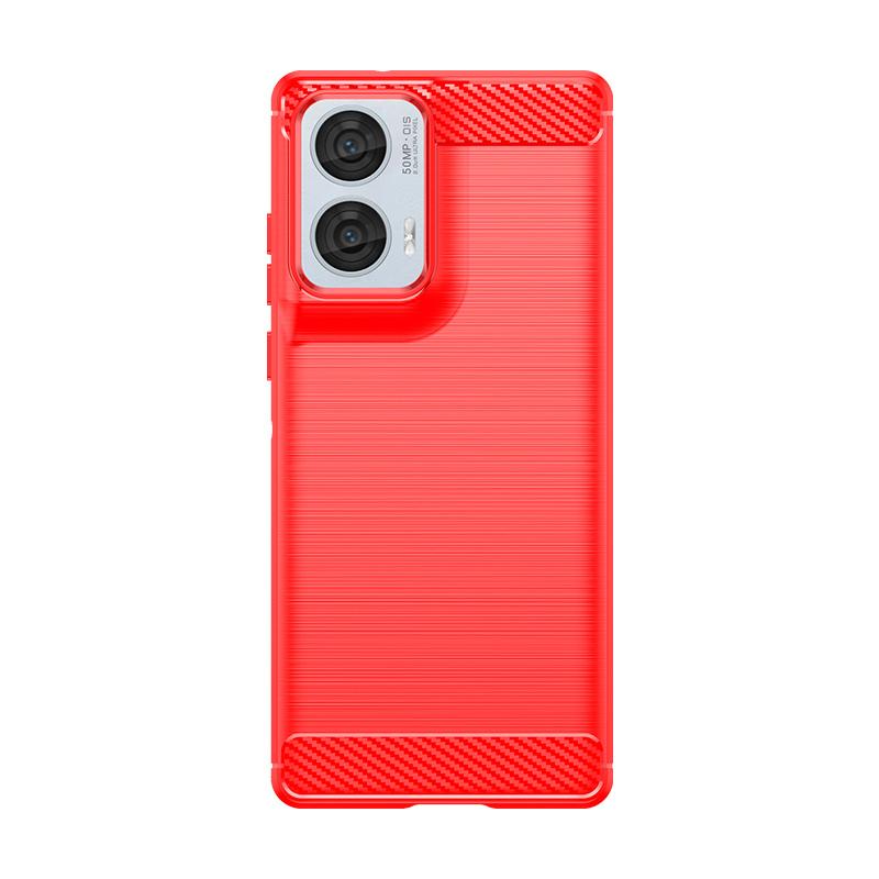 For Moto G85 Case Cover Motorola Moto G85 Capas New Carbon Fiber Phone Bumper Back Shockproof Soft TPU Case Moto G85 G 85 Fundas