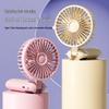 Foldable Mini Fan with Digital Display for Desk, Dorm, or Outdoor Use