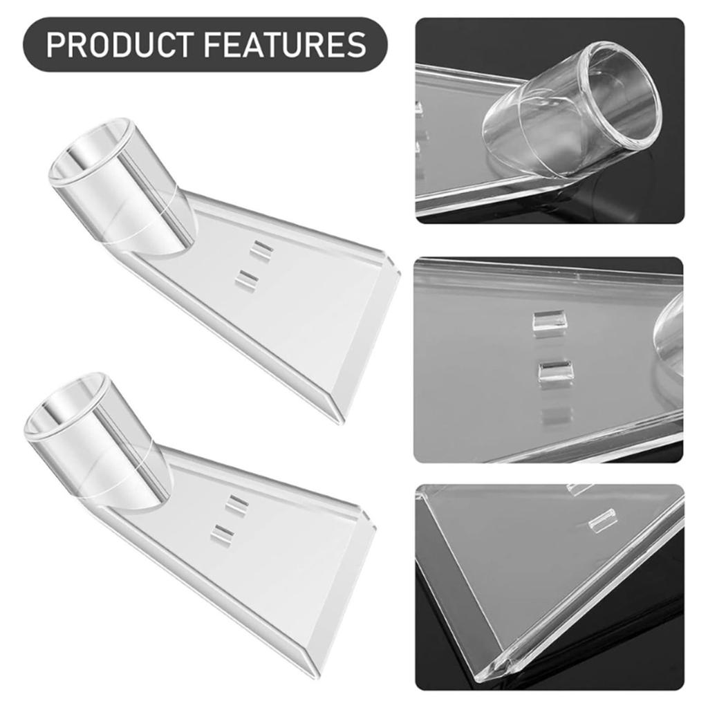 Multifunctional Cleaning Attachment Upholstery Nozzles Versatile Scrub Head Plastic Material Perfect for Vacuum Cleaner