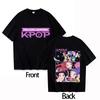 New Movie KPOP Demon Hunter RUMI Parent-child Cotton Round Neck Boys Girls T-shirt