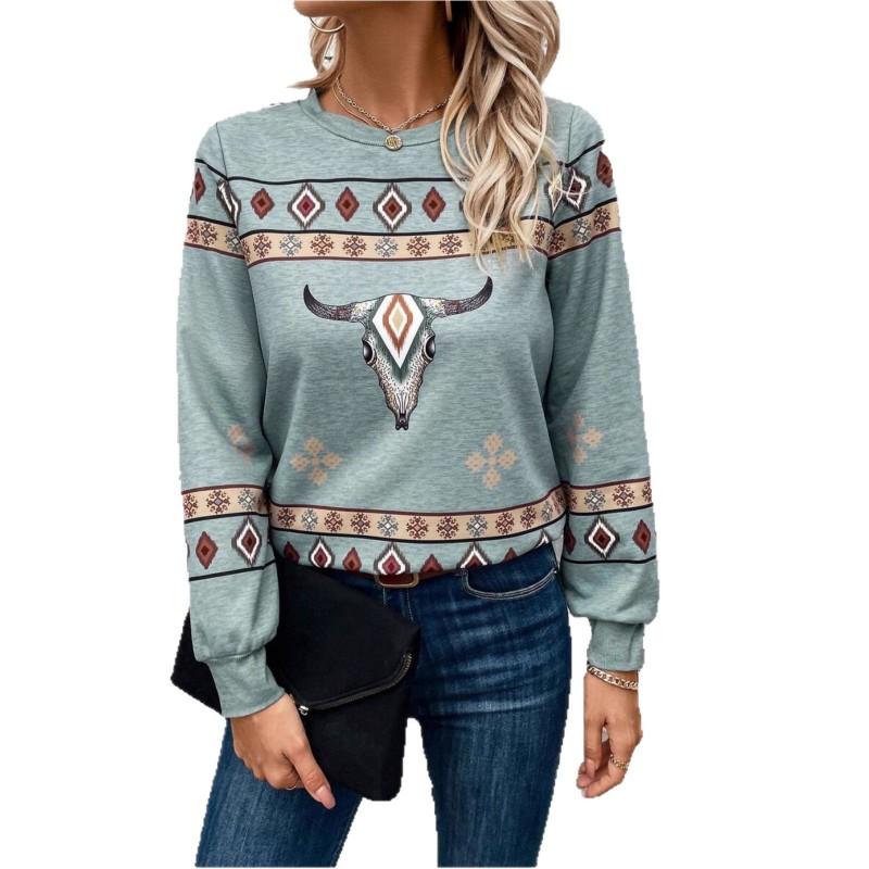 Womens Casual Print Hooded Sweatshirt With 3D Letter Graphic Round Neck Lightweight Comfort Fit Everyday Wear