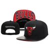Flat Brim Embroidered Baseball Cap Adjustable Sport Sun Hat Bulls Team