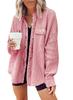 Corduroy Long Sleeve Shirt with Chest Pockets In Multiple Colors
