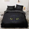 3D Animals Bedding Set Lovely Pet Black Dog Printed Duvet Cover Set Kids Adults Home Decor Single Queen King Size Gift Cute Dogs