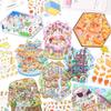 12 Pcs Large Size 3d Stereoscopic Scene Stickers Creativity Decorative Stick Labels Stickers Aesthetic Planner Handmade Supplies