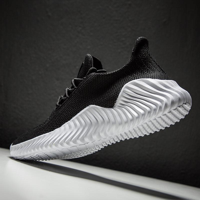 Men's Casual Shoes Breathable Sneakers Flying Woven Sports Running Shoes