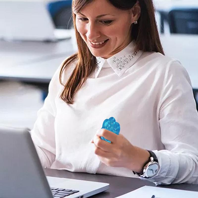 Blue Cute Cat Paw Pinch D Ecompression Toy TPR Slow Rebound Stress Relief Cat Claw S Quishy Fidget Toy Reduce Stress Squeeze Toy