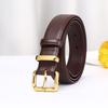Fashion Simple And Versatile Trend Leather First Layer Cowhide Belt Women'S Light Luxury Style High-End Casual Pants Belt Women'S