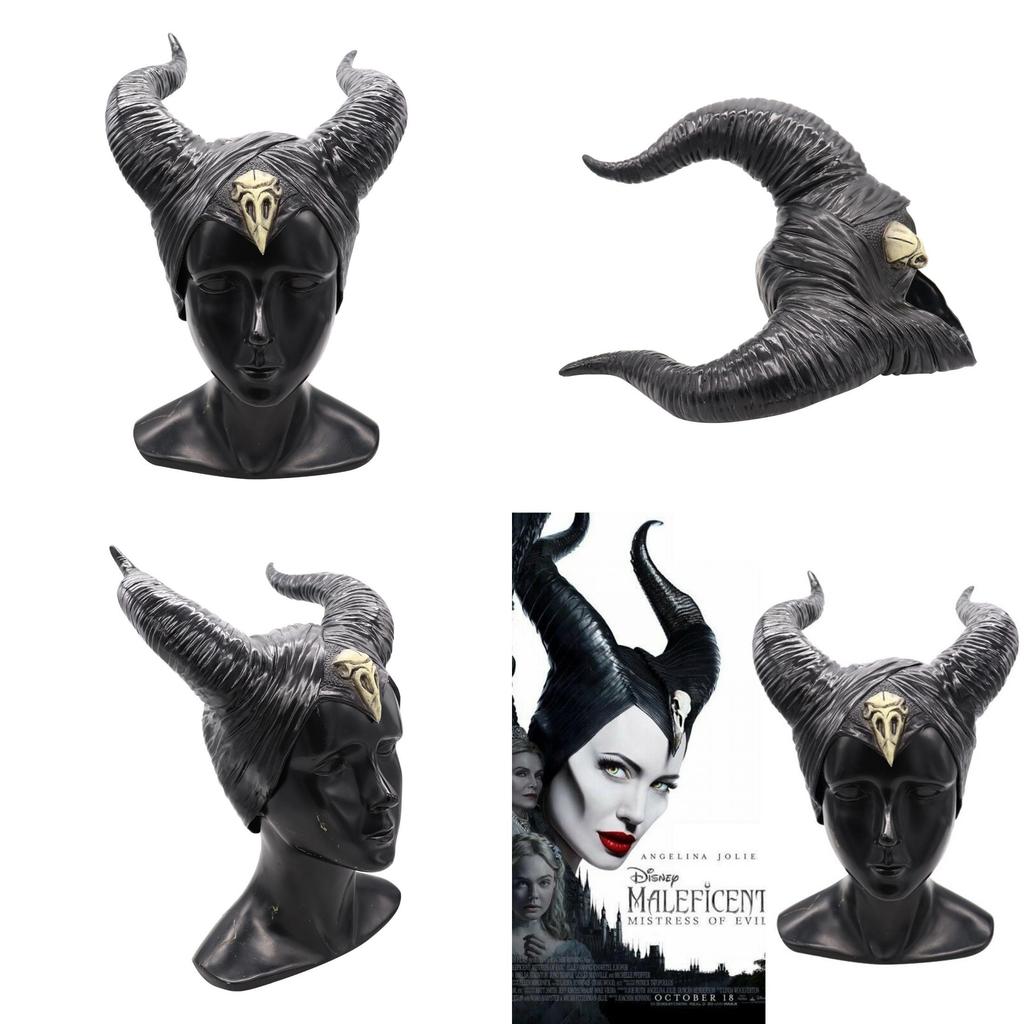 Enchanting 2019 Maleficent 2 Horns Headwear Mask Perfect For Halloween And Cosplay