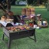TG71417 Charcoal Briquette Grill, Portable Grill with Cover, Ash Pan