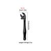 Black Industrial-grade Crab Claw Quick-adjustment  Serrated Claw  Chrome-molybdenum Steel Crab Claw Wrench