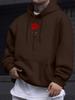 Rose Print, Apparel, Fashion Hoodie